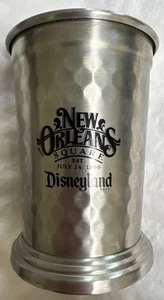 Disneyland New Orleans Square Blue Bayou Silver Mint Julep Metal Cup Moscow Mule - Picture 1 of 5