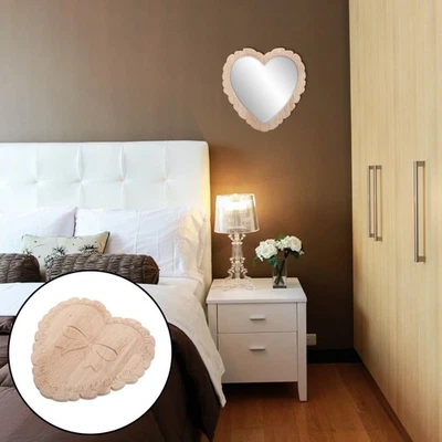  Cadre de miroir : Cadre de miroir décoratif en bois sculpté - Présentoir photo - Photo 1/4