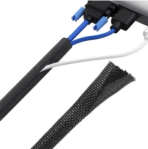 XHF 1/2""-30Ft Wire Cord Protector , Wire Loom Tubing, Cable Sleeve - Afbeelding 1 van 4