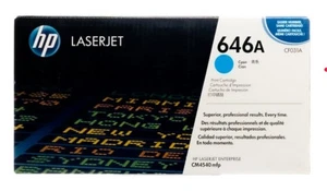 Genuine HP LaserJet CF031A / 646A Cyan Toner Cartridge for CM4540 mfp - Sealed - Picture 1 of 2