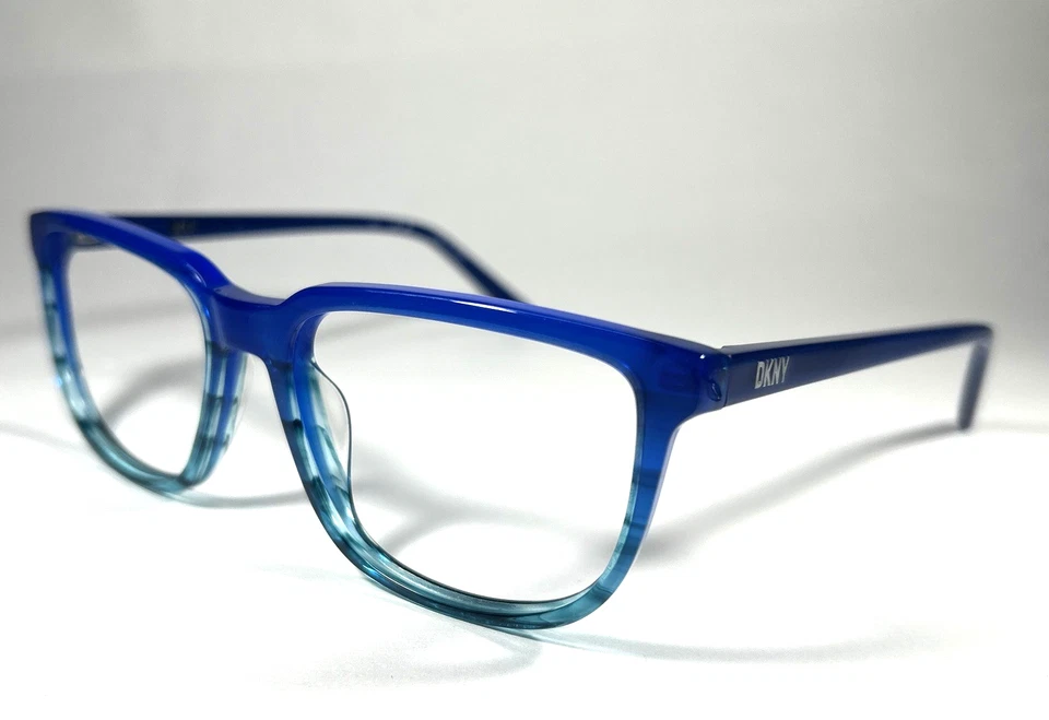 DKNY DK5062 430 Eyeglasses Frame Blue Teal 5062 Size: 53-16-135 - Image 1 of 4