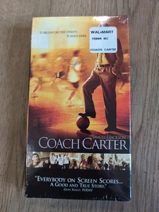 Coach Carter VHS 2005 Video Tape Samuel L. Jackson, Ashanti, BRAND NEW SEALED - Imagen 1 de 3