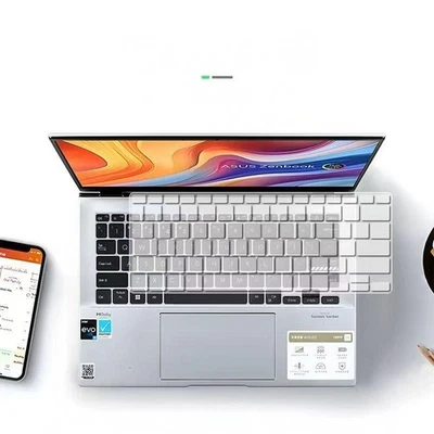 2X Keyboard Skin Protector forAsus ZenBook 14 OLED UM3406K - Image 1 of 4