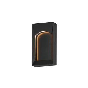ET2 E30271 Brasilia 12" Tall LED Outdoor Wall Sconce - Black - Picture 1 of 4