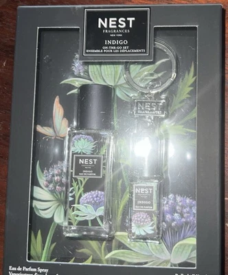 NEST Fragrancias Indigo On-The-Go Set Eau De Parfum & Rollerball Llavero/NUEVO EN CAJA Foto 1 de 2