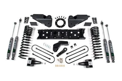 Zoneoffroad 2019-2024 Ram 3500 Gas 4 pulgadas Kit de elevación Amortiguadores Nitro Kit de bloque de 2 pulgadas Foto 1 de 3