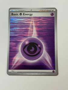2025 Pokemon Black Bolt English SVE EN 021 Basic Energy Psychic Holo - Picture 1 of 2