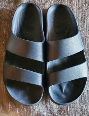 Bombas Slides Sandals Men 12M Friday Shoes Blue Recovery SlipOn Comfort Walking - Image 1 of 4