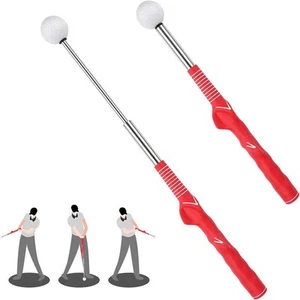 Golf einziehbarer Schwungschläger klingender Schwungtrainer Indoor Golf Trainingshilfen - Bild 1 von 18