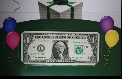 2019 Happy Birthday Currency Note USMINT B15051 Serial Number Starts with 2019 - Image 1 of 4