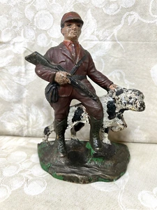 Sujetalibros Hubley Hunter & Dog PA Hecho de Hierro Fundido # 423 Lancaster, Pensilvania - Imagen 1 de 12