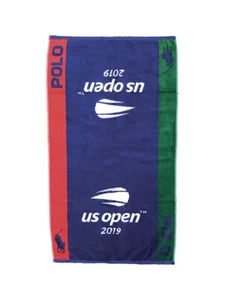 Neu 2019 US Open Herren Spieler offiziell auf Platz datiert Handtuch POLO RL USTA marineblau - Bild 1 von 2