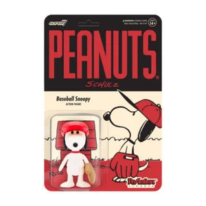 Action figure Premium ReAction da 3,75 pollici dei Peanuts Baseball Snoopy - Foto 1 di 1