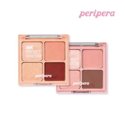 PERIPERA Ink Pocket Shadow Palette 4Colors Pink Pearl Matte Eye Shadow 2Types - Image 1 of 4
