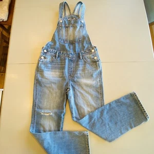 Old Navy Kids Girls Boys Denim Overalls Adjustable Classic Cut NEW Large 10-12 - Picture 1 of 6