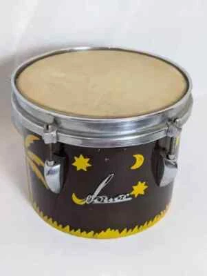 Tambor Tom Sonor 8"x8" De Colección - Diseño Luna y Estrellas - Hecho en Alemania - Hallazgo Raro Foto 1 de 4