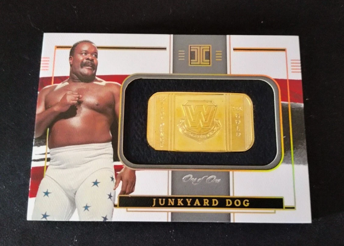 2022 Panini Impeccable WWE Legends GOLD BAR "JUNKYARD DOG" 1/1