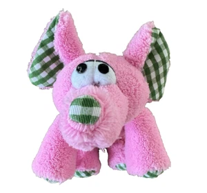 Zanies unwiderstehlicher Elefant Hundespielzeug Welpenspielzeug rosa Plüsch quietscht Quietscher Haustier - Bild 1 von 5