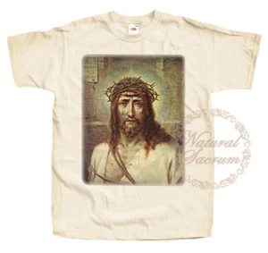 Catholic Natural T-shirt Jesus Christ Son of God V39 Tee Vintage Sizes S - 5XL - Picture 1 of 5