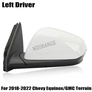 Luz de alimentación térmica con espejo izquierdo blanco de 7 pines para Chevy Equinoccio/GMC Terrain 2018-22 - Imagen 1 de 14