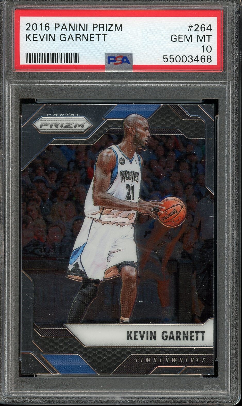 2016/17 Panini Prizm Kevin Garnett #264 PSA 10 D169