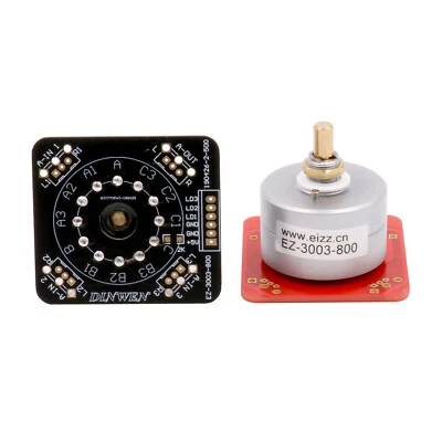 MARKENLOS EIZZ 3 Position 3Way Rotary Switch Selector Metallschild 12 Kupfer Pin+PCB Board