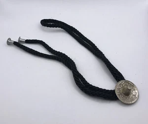 Vintage Southwestern Silver Bolo Tie Sombrero - Picture 1 of 8