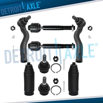 Front Lower Ball Joints Tie Rod Ends Kit for 2008 - 2019 Toyota Tundra Sequoia - Image 1 of 4