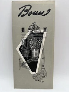 1962 BONN ALEMANIA CAPITAL DE LA REPÚBLICA FEDERAL Guía turística turística Mapa - Imagen 1 de 5