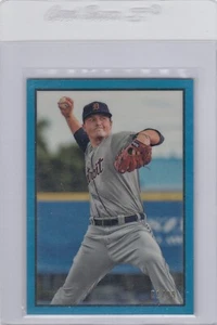 2019 BOWMAN HERITAGE CASEY MIZE TIGERS CHROME BLUE REFRACTOR 01/99 FREE SHIP MW - Picture 1 of 1