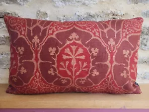 William Morris Voysey Kissenbezug Leinen & Kardinal Samtstoff Liberty Art O - Bild 1 von 14