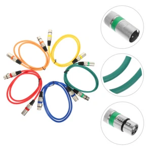 5 Pcs Line Connector for Mic Professional Microphone Cable - Zdjęcie 1 z 12