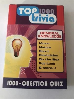 Cheatwell Games Top 1000 General Knowledge, New - Image 1 of 3