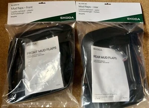 GENUINE Skoda Elroq 2025 Front & Rear Mudflaps 5LJ075111 5LJ075101 - Picture 1 of 4