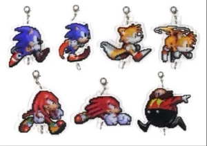 Sonic The Hedgehog acrílico encanto llavero lote 7 set SEGA mascota Japón m612 - Imagen 1 de 4