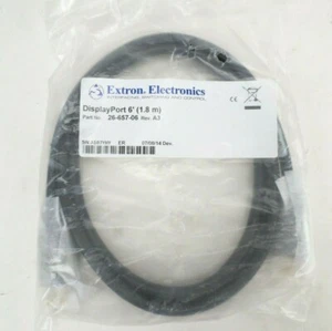 NEW Extron Display Port 6 ft Cable 1.8M DisplayPort M-M 26-657-06 - Picture 1 of 3