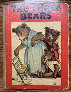 The Three Bears 1922 by The Saalfield Publishing Co.  Akron Ohio 1st Ed. - Imagen 1 de 12