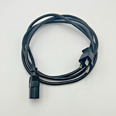 6ft Power Cord Cable 10A 125V 18AWG IEC 60320 C13 - Image 1 of 3
