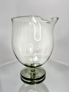 MCM Holmegaard Elsinore Smoke Gray Glass Hand Blown Martini Pitcher - Picture 1 of 6