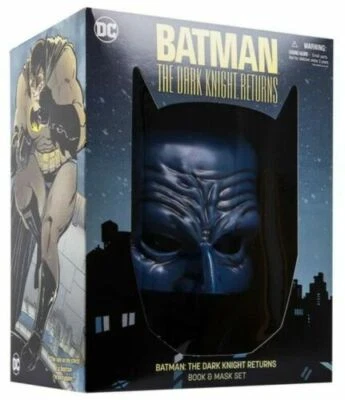 DC Comics BATMAN The Dark Knight Returns Book & Mask Set Frank Miller New - Image 1 of 4