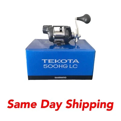 Shimano Tekota 500HGLCA 6.3:1 Right Hand Line Counter  Reel | TEK500HGLCA - Image 1 of 4
