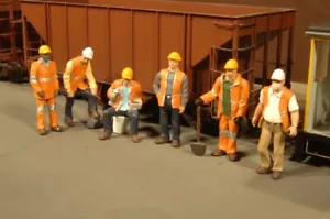 Bachmann Trains MAINTENANCE WORKERS - HO SCALE - 6 Pieces 33106 NIB NEW - Picture 1 of 2