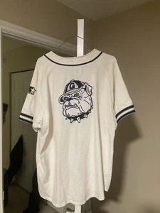 Camiseta deportiva de béisbol vintage Georgetown Hoyas con guión XL NCAA rara - Imagen 1 de 2