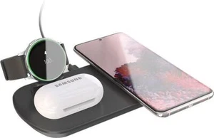 3 IN 1 Wireless Charging Station For Samsung Watch Active 1,2, Samsung Buds - Photo 1/11