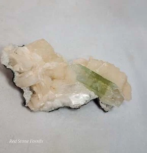 Grüner Apophyllit und Stilbit - Bild 1 von 7