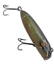 Vintage South Bend Bass Oreno 973 Wood Fishing Lure Saltwater Model 2 Hook - Picture 1 of 5