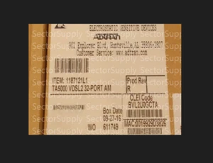 1187121L1 ADTRAN 32 PRT VDSL2 ACC MOD MODULE TOTAL ACCESS 5000 - Picture 1 of 1