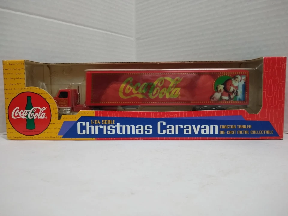 Ertl #T625 Coca-Cola Tractor Trailer w/Santa Clause -10 1/2" Diecast Truck - Image 1 of 1