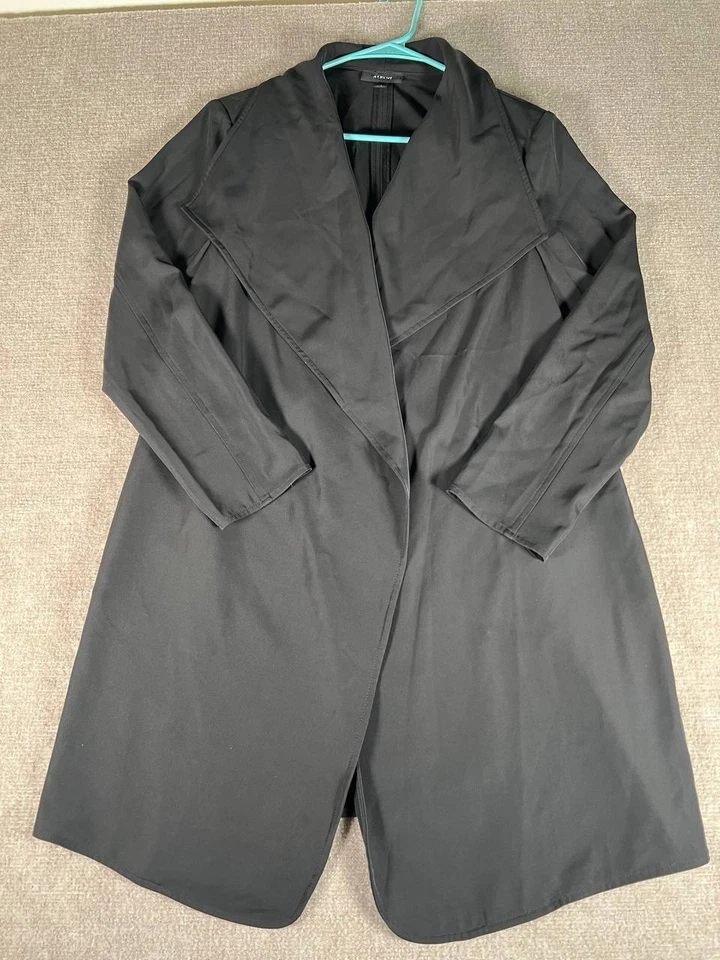 Alfani Polyester Duster Cardigan Open Front Womens Size S Sleeve Black - Image 1 of 4