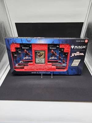 Spider-Man Web-Slinger's Kit Magic The Gathering 6 paquetes de refuerzo, 45 tierra sellada Foto 1 de 4